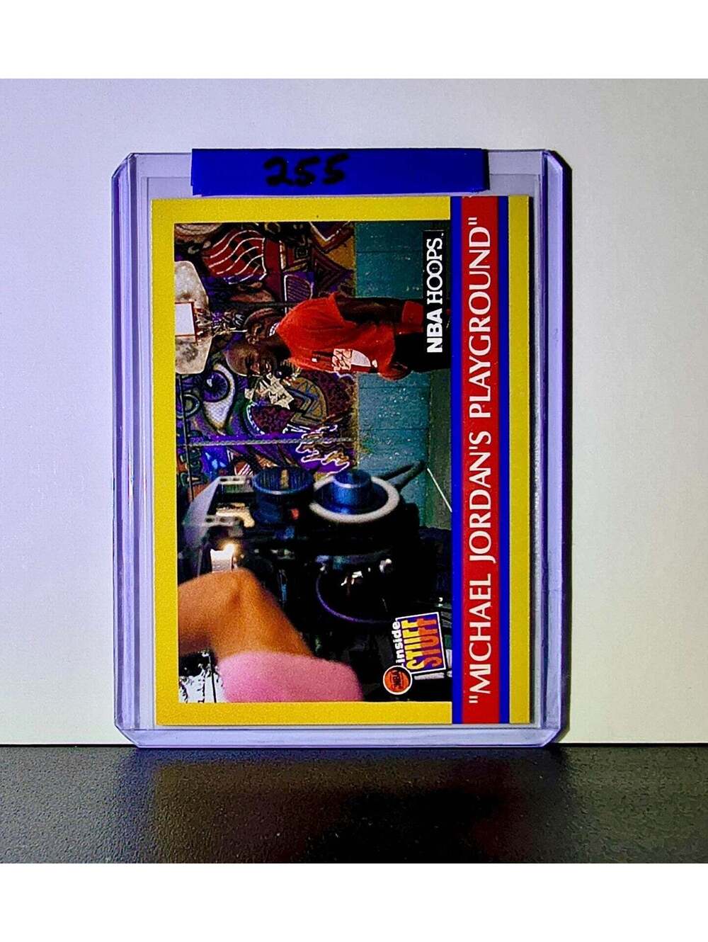 Michael Jordan 1990-91 NBA Hoops Jordan's Playground #382 Card Chicago Bulls
